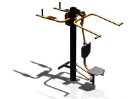 Уличный тренажер "Верхняя тяга Брусья Пресс" УТ339 в Йошкаре-Оле