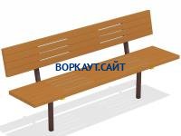 Диван уличный МАФ 1608 в Йошкаре-Оле