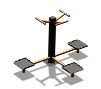 Уличный тренажер "Твистер тройной" УТ337 в Йошкаре-Оле
