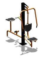 Уличный тренажер "Жим от груди Вело" УТ321 в Йошкаре-Оле