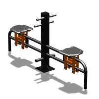 Уличный тренажер  "Каталка двойная"   УТ215 в Йошкаре-Оле