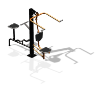 Уличный тренажер "Верхняя тяга Вело" УТ340 в Йошкаре-Оле