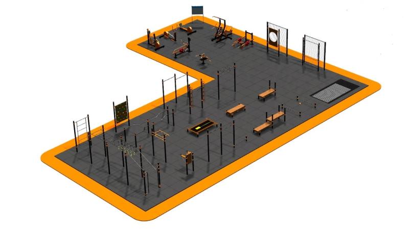 Дизайн проект спортплощадки Угловая в Йошкаре-Оле