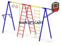 Гимнастический комплекс с баскетбольным щитом МАФ 3001 в Йошкаре-Оле