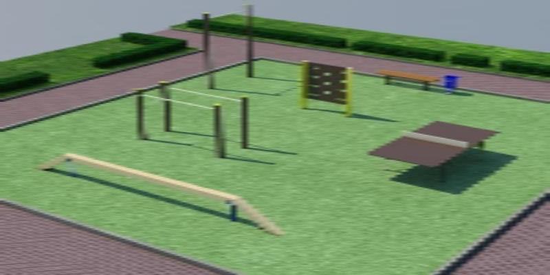 Проект спортплощадки мини спорт  в Йошкаре-Оле