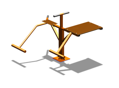 Уличный тренажер "Пресс Гиперэкстензия" УТ327 в Йошкаре-Оле