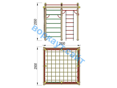 Детский спортивный комплекс ДСК 3110 в Йошкаре-Оле Детский спортивный комплекс ДСК 3110 в Йошкаре-Оле