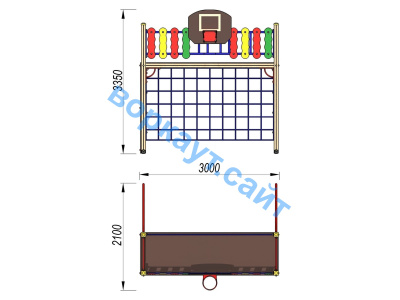Детский спортивный комплекс ДСК 3101 в Йошкаре-Оле