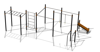 Спортивный комплекс воркаут ВС-153 в Йошкаре-Оле