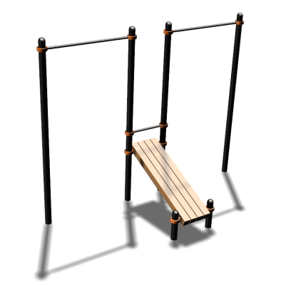 Воркаут турники со скамьей для пресса ВС-27 в Йошкаре-Оле