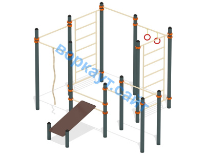 Спортивный комплекс воркаут ВС-47 в Йошкаре-Оле