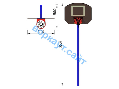 Баскетбольный щит СИО 3510 в Йошкаре-Оле