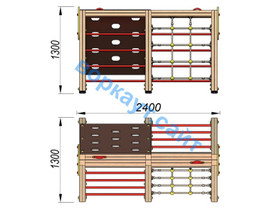 Детский спортивный комплекс ДСК 3203 в Йошкаре-Оле