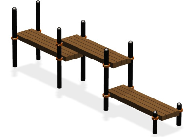 Спортивный комплекс воркаут ВС-63 в Йошкаре-Оле