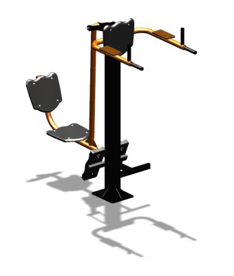 Уличный тренажер "Жим ногами Брусья Пресс" УТ329 в Йошкаре-Оле