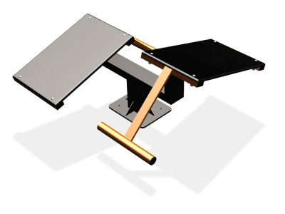 Уличный тренажер  "Скамья для пресса двойная"   УТ213 в Йошкаре-Оле