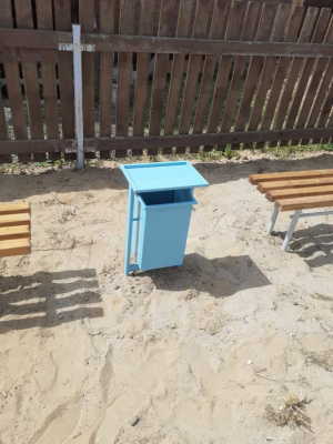 Урна с крышкой МАФ 1631 в Йошкаре-Оле