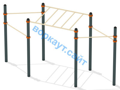 Турник разноуровневый с рукоходом ВС-26 в Йошкаре-Оле