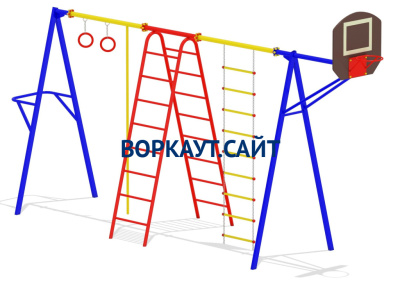 Гимнастический комплекс с баскетбольным щитом МАФ 3001 в Йошкаре-Оле Гимнастический комплекс с баскетбольным щитом МАФ 3001 в Йошкаре-Оле