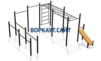 Спортивный комплекс воркаут ВС-109 в Йошкаре-Оле