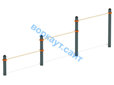 Каскад турников тройной ВС-6 в Йошкаре-Оле