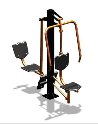 Уличный тренажер "Жим от груди Жим ногами" УТ304 в Йошкаре-Оле