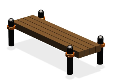 Воркаут скамья ВС-38 в Йошкаре-Оле