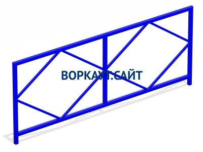Ограждение площадки МАФ 5001 в Йошкаре-Оле