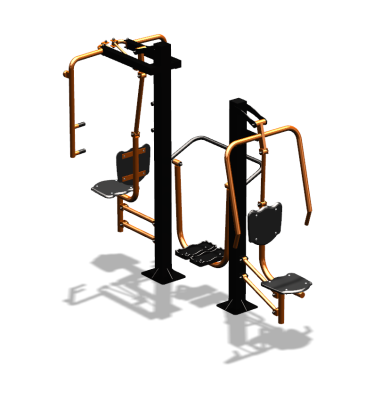 Уличный тренажер "Жим от себя Шагомер Баттерфляй" УТ303 в Йошкаре-Оле