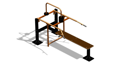 Силовой уличный тренажер  "Горизонтальный жим"  УТ402 в Йошкаре-Оле