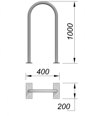 Велопарковка МАФ 6001 в Йошкаре-Оле