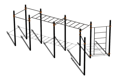 Спортивный комплекс воркаут ВС-118 в Йошкаре-Оле