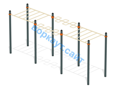 Воркаут комплекс рукоходов ВС-22 в Йошкаре-Оле