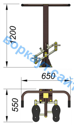 Уличный тренажер "Балансир" УТ 007 в Йошкаре-Оле