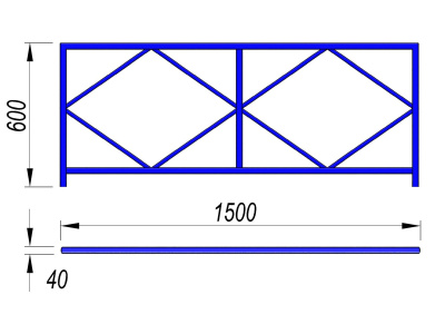 Ограждение площадки МАФ 5001 в Йошкаре-Оле
