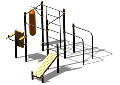 Спортивный комплекс воркаут ВС-93 в Йошкаре-Оле