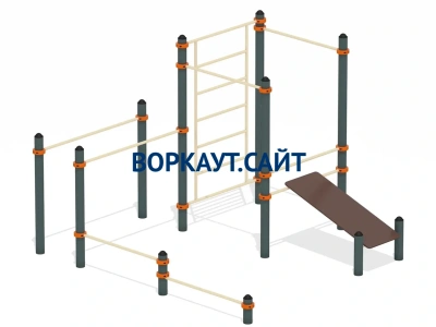 Спортивный комплекс воркаут ВС-43 в Йошкаре-Оле