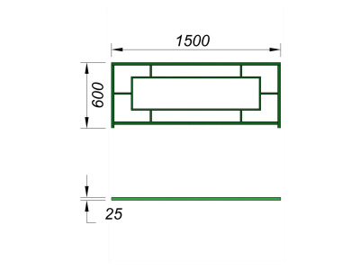 Ограждение площадки МАФ 5000 в Йошкаре-Оле
