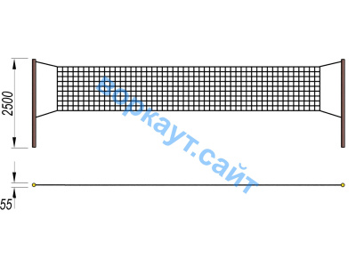Волейбольные стойки СИО 3515 в Йошкаре-Оле
