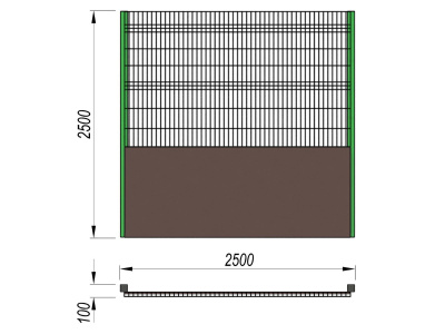 Ограждение хоккейной коробки МАФ 5202 в Йошкаре-Оле