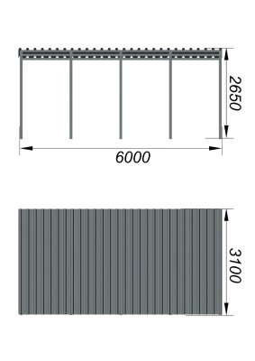 Теневой навес трибун МАФ 4130 в Йошкаре-Оле