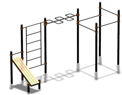 Спортивный комплекс воркаут ВС-74 в Йошкаре-Оле