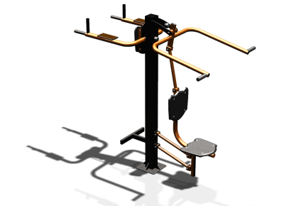 Уличный тренажер "Верхняя тяга Брусья Пресс" УТ339 в Йошкаре-Оле