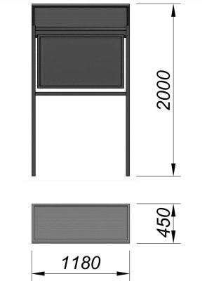 Информационный стенд МАФ 6006 в Йошкаре-Оле