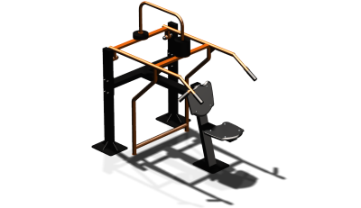 Силовой уличный тренажер  "Жим вверх сидя"  УТ403 в Йошкаре-Оле