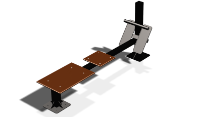 Силовой уличный тренажер  "Скамья для пресса"  УТ415 в Йошкаре-Оле